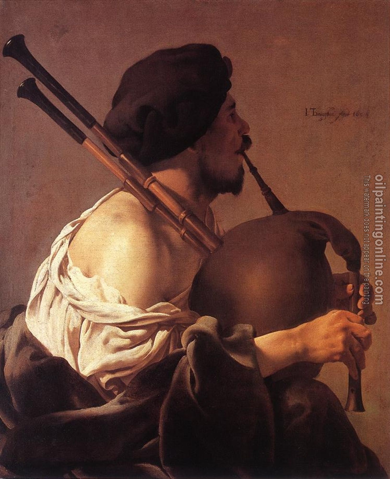 Terbrugghen, Hendrick - Bagpipe Player